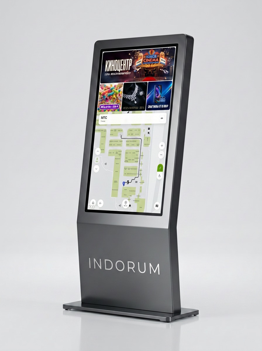 INDORUM Steel, металлический сенсорный терминал